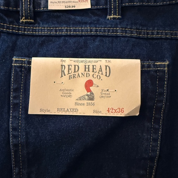 RedHead Blue Relaxed Jeans Classic Style - Picture 6 of 8